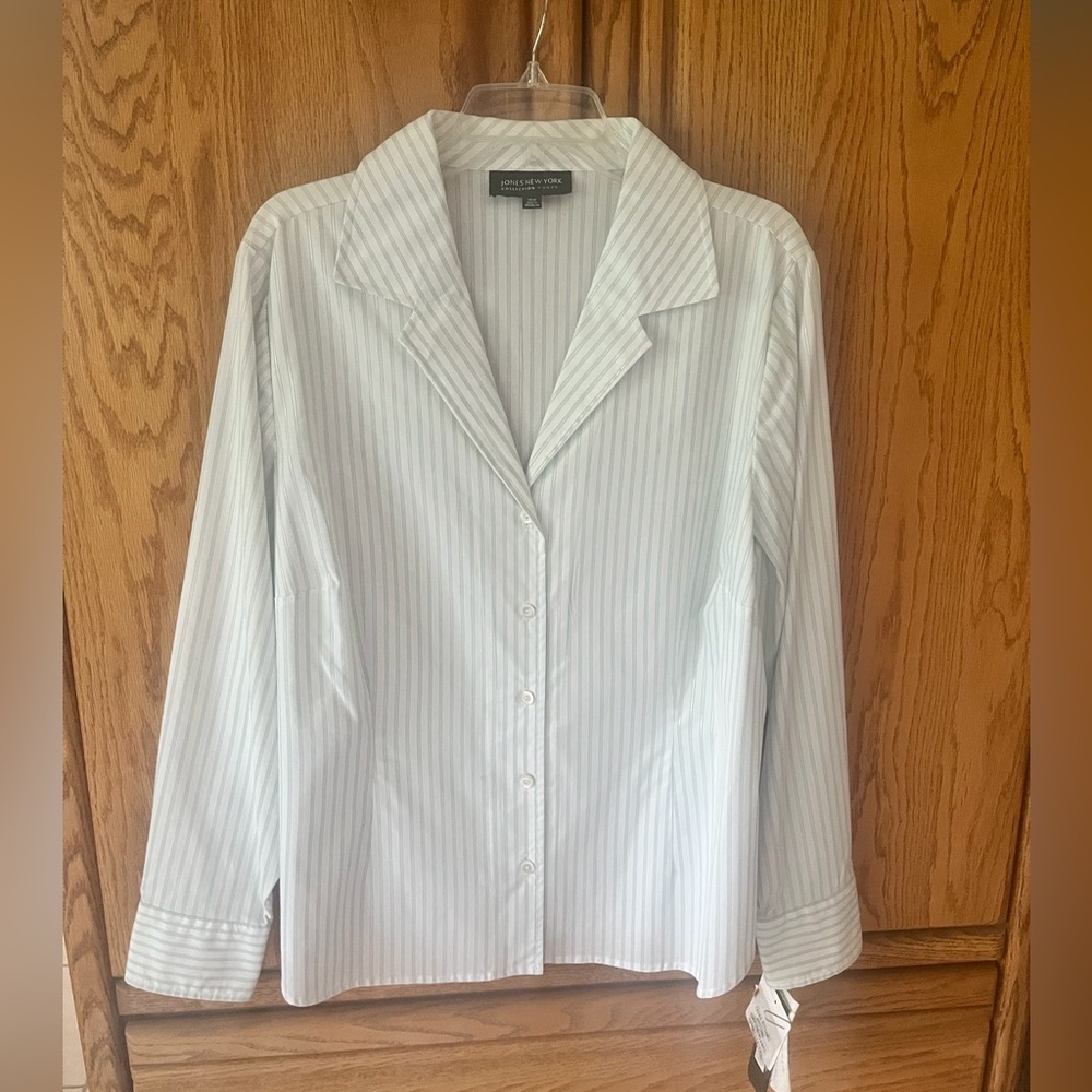 NEW!  Jones New York Striped Shirt
